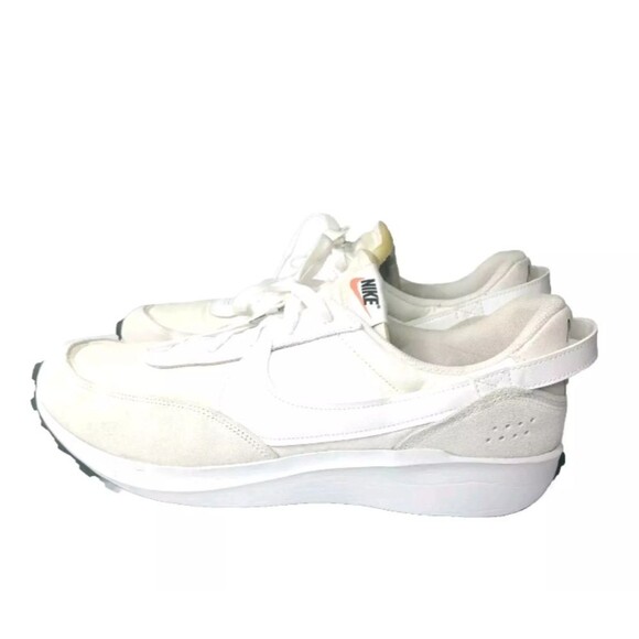 Nike Waffle Debut Shoes Men\'s Size 15 White Black Orange DH9522-101 main image 5